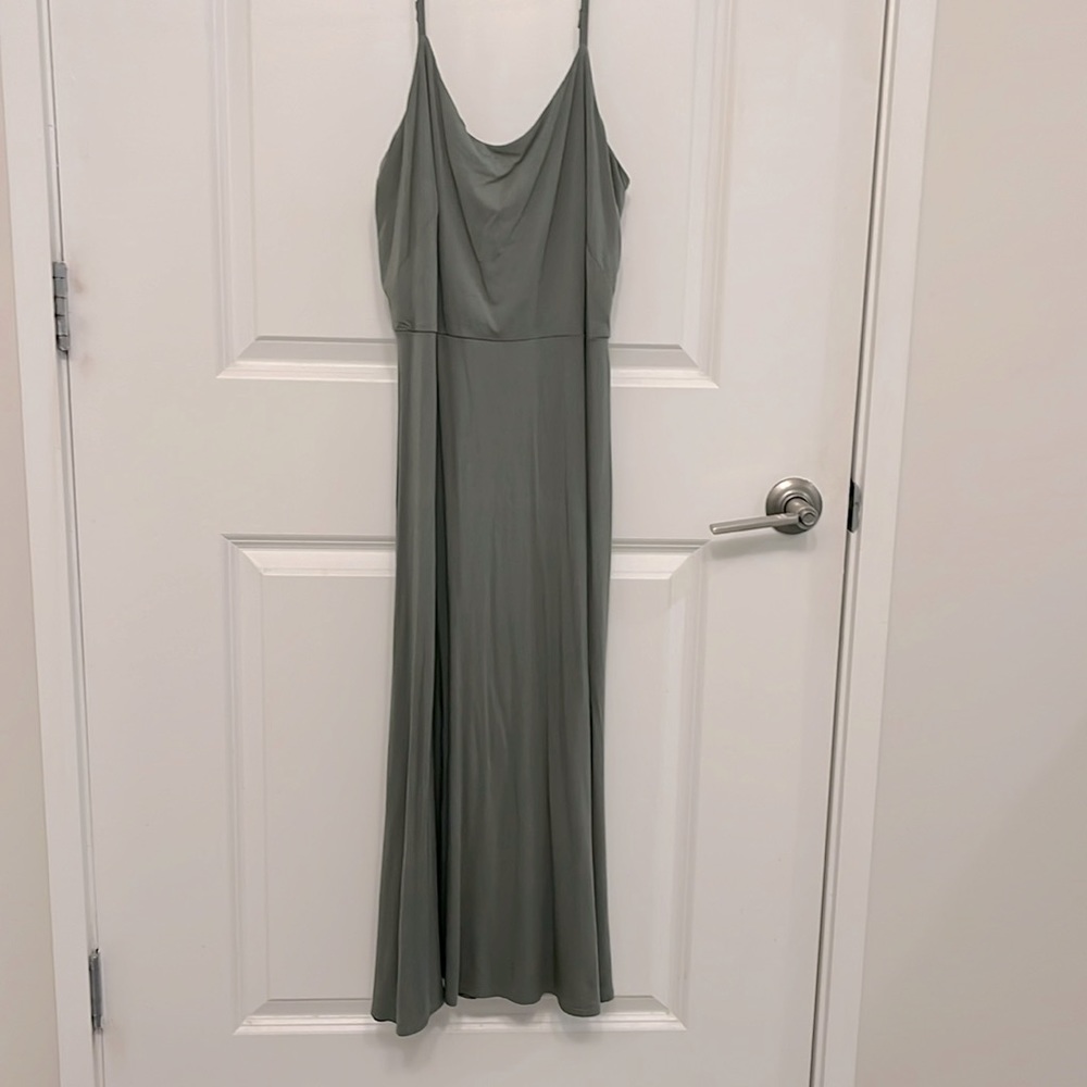 Loft Spaghetti Strap Midi Dress